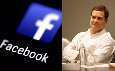 ராகுல் காந்திக்கு பேஸ்புக் நிறுவனம் நோட்டீஸ்...