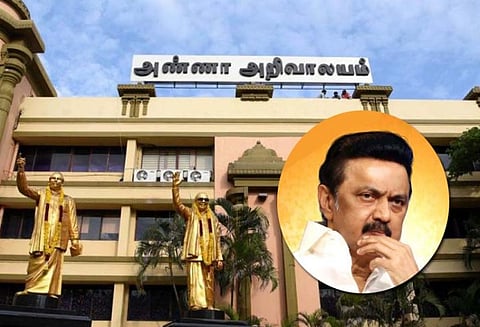 மு.க.ஸ்டாலின் தலைமையில் தி.மு.க. நிர்வாகிகள் கூட்டம்... ஊரக உள்ளாட்சித் தேர்தல் பணிகள் ஆலோசனை...