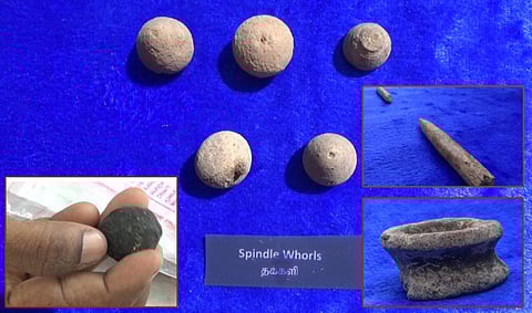 தோண்டத் தோண்ட ஆச்சரியங்கள்... அகரத்தில் மைக்ரோ லித்திக் பொருட்கள் கண்டெடுப்பு...