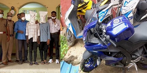 தொடர் குற்றங்களில் ஈடுபட்ட வந்த  குற்றவாளிகள் 3 பேர் கைது...