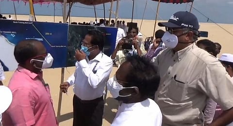 பழவேற்காடில் நிரந்தர முகத்துவாரம்... கடல்சார் ஆராய்ச்சி மைய தலைவர் ஆய்வு...