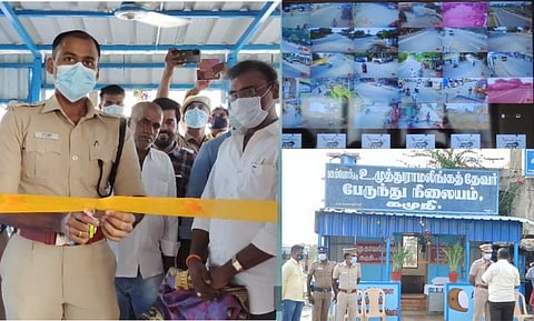 43 இடங்களில் கண்காணிப்பு கேமரா பொருத்தம்... கட்டுப்பாட்டு அறையை மாவட்ட எஸ்.பி. திறந்து வைத்தார்...