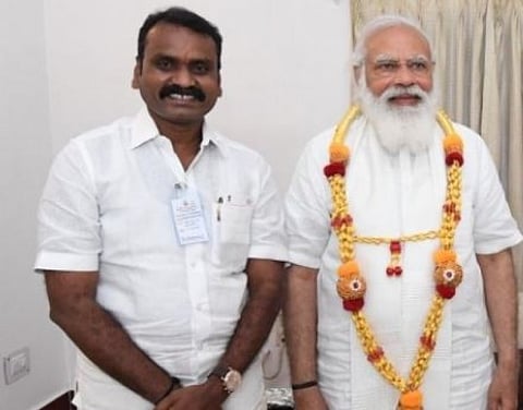 70 வருட ஆட்சியில் முடியாததை 7 வருட ஆட்சிக்காலத்தில் சாதித்துள்ளார் பிரதமர் மோடி- முருகன் பெருமிதம்