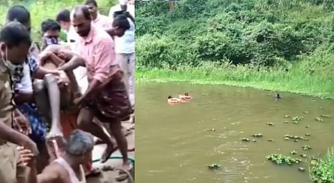 சேற்றில் சிக்கி பலியான ஆதிவாசி வாலிபர்... குளிக்கப்போனபோது பரிதாபம்...