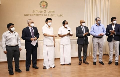 தகவல் தொழில்நுட்பத் துறை சார்பில் உருவாக்கப்பட்டுள்ள வலைதளங்கள் மற்றும் மென்பொருட்களை தொடங்கி வைத்தார் முதலமைச்சர் மு.க.ஸ்டாலின்...