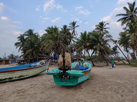 100% தடுப்பூசி செலுத்தி கொண்ட புதுக்குப்பம் பகுதி மீனவர்கள்...
