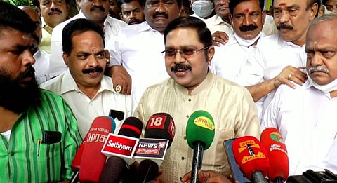 ஓ.பி.எஸ். நிதானமாக பேசுபவர்... சரியான கருத்தைதான் கூறியுள்ளார்... டி.டி.வி. தினகரன் பேட்டி...
