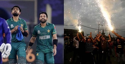 பாகிஸ்தானின் வெற்றியை கொண்டாடியவர்கள் மீது புகாரா? - மன்னிப்பு கேட்க வேண்டி தீவிரவாத அமைப்பு மிரட்டல்