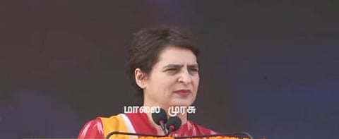 சிறுபான்மையினரை தொடர்ந்து பாஜக அரசு மோசமாக நடத்துகிறது..பிரியங்கா காந்தி குற்றச்சாட்டு