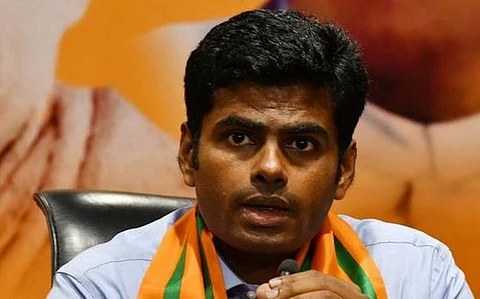 100 நாள் வேலை வாய்ப்பு திட்டத்தில் ரூ.246 கோடி ஊழல்... திருச்சியில் பாஜக தலைவர் அண்ணாமலை பேட்டி...