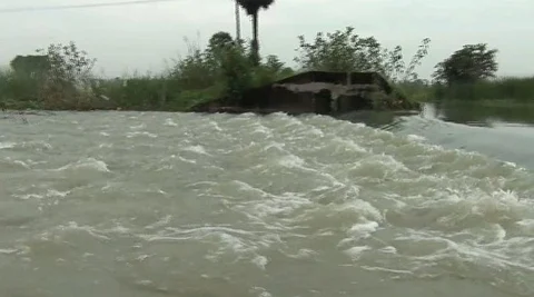 ஏரியில் உடைப்பு ஏற்பட்டு ஆயிரக்கணக்கான ஏக்கரில் நடவு செய்யப்பட்ட சம்பா பயிர்கள் சேதம்...