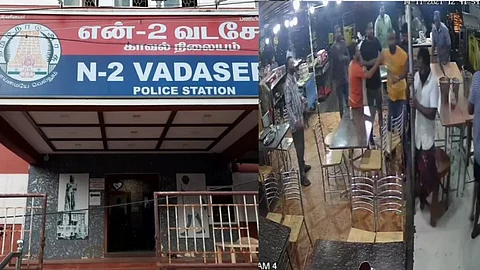 சாப்பாடு டேஸ்டாக இல்லை என ஓட்டல் ஊழியரை தாக்கிய கும்பல்...