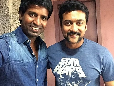 சூரியை வைத்து சந்தானத்தை பங்கமாக கலாய்த்து விட்ட  சூர்யா...