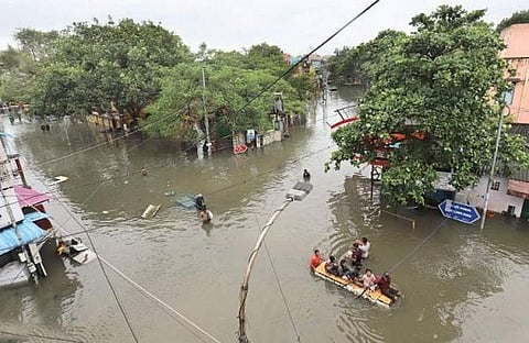 மழை மற்றும் வெள்ள சேதங்களை பார்வையிட சென்னை வந்த மத்திய குழு...