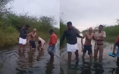 காணாமல் போன ரயில்வே ஊழியர்... ஒன்றரை நாள் கழித்து முட்புதரில் உயிருடன் மீட்பு...