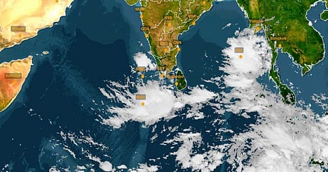தெற்கு தாய்லாந்து கடல் பகுதியில் உருவானது புதிய காற்றழுத்த தாழ்வு பகுதி...