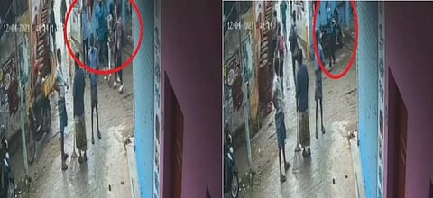 பூ வியாபாரியிடன் தகராறு செய்த பள்ளி மாணவர்கள்....மது பாட்டிலால் குத்திவிட்டு தப்பியோட்டம்...பதற வைக்கும் சிசிடிவி காட்சிகள்...!!