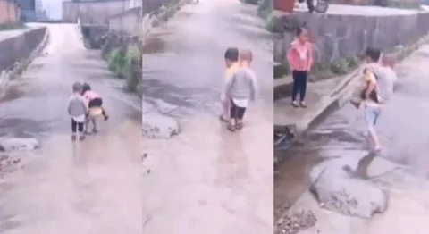 மழலைகளின் கியூட் வீடியோ...இணையத்தில் வைரல்...!