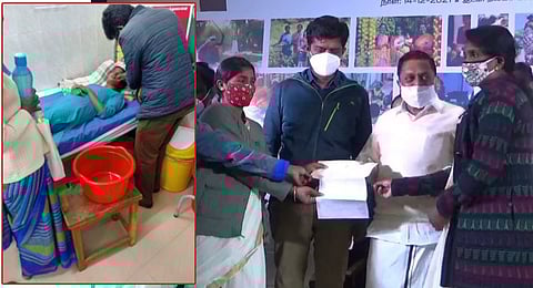 அமைச்சர் நிகழ்ச்சியில் தீக்குளிக்க முயற்சித்த பெண்... நீலகிரி மாவட்டத்தில் பரபரப்பு...