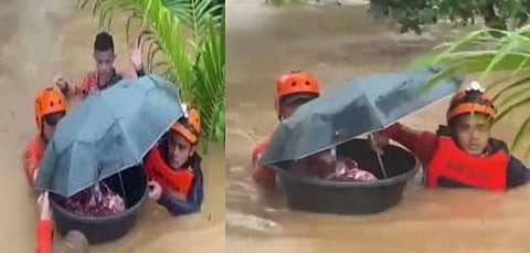 கூடையில் வைத்து மீட்கப்பட்ட ஒரு மாத குழந்தை ...