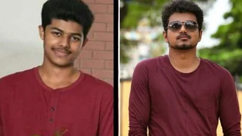 சஞ்சய் கையில் மைக், ஃ போக்கஸ் லைட்... தீயாய் பரவும் விஜய்யின் மகன் புகைப்படம்!!