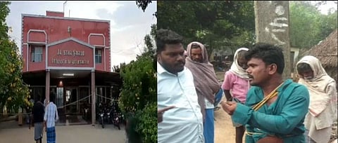 கள்ளக்காதலியின் கழுத்தை அறுத்த கள்ளக்காதலன்!!கட்டி வைத்து உதைத்த கிராம மக்கள்...
