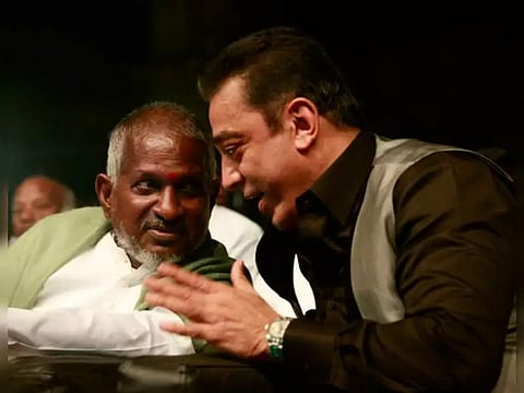 இளமை மாறாத ராஜா தான் இளையராஜா...இசைஞானியை பாராட்டி தள்ளிய கமல்!