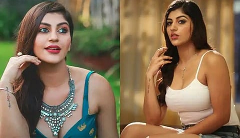 முன்னழகை காட்டி ரசிகர்ளை திக்குமுக்காட செய்த யாக்ஷிகா....குவிந்து வரும் லைக்ஸ்...!