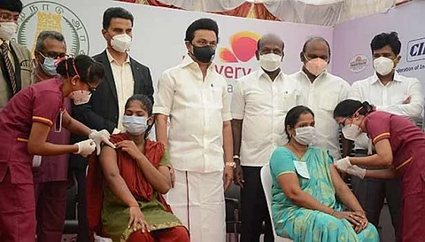 பூஸ்டர் தடுப்பூசி திட்டத்தை நாளை தொடங்கி வைக்கிறார் முதலமைச்சர் மு.க.ஸ்டாலின்!!!.