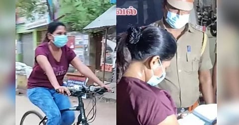 சைக்கிளில் சென்று அதிரடியாக ஆய்வு நடத்திய ஆட்சியர்..!