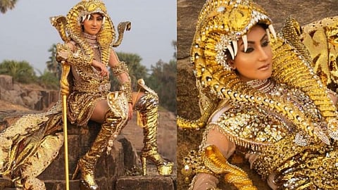 மிஸஸ் வேர்ல்ட் போட்டியில் இந்திய மாடல் அழகி சாதனை...சர்வதேச அளவில் அங்கீகாரம் பெற்ற ஆடை!!