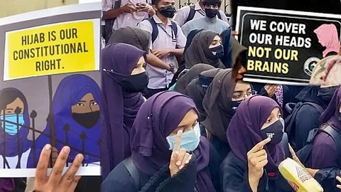 விஸ்வரூபம் எடுக்கும் ஹிஜாப் விவகாரம்... கல்வி நிறுவனங்கள் மூடல்... உடுப்பியில் 144 தடை உத்தரவு!!