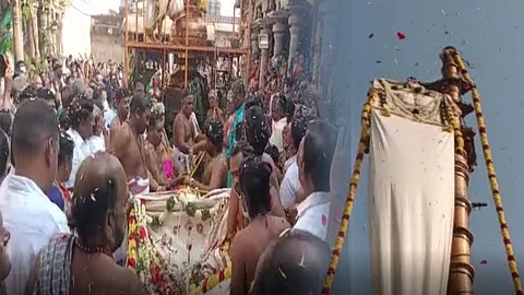 தியாகராஜ சுவாமி ஆலயத்தில் பங்குனி உத்திர ஆழித்தேரோட்ட விழா.. இன்று கொடி ஏற்றத்துடன் தொடக்கம்