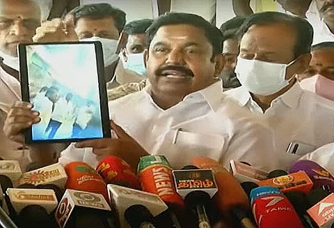 தோல்வி பயத்தால் பல்வேறு இடங்களில் திமுக-வினா் கள்ள ஓட்டுகள் பதிவு - எடப்பாடி பழனிசாமி குற்றச்சாட்டு