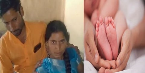 பெண் குழந்தையை வெறுத்த கணவன்...மனைவிக்கு இரும்பு கம்பியால் சூடு வைத்த கொடூரம்!!