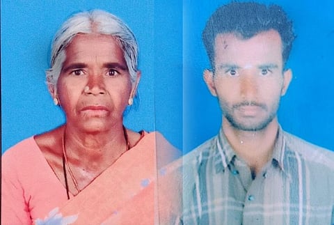 போன் கூட சுவிட்ச் ஆப்... வந்து பார்த்தால் தாய் - மகன் முகம் சிதைந்த நிலையில் கொடூரமாக வெட்டிக்கொலை..! அதிர்ச்சியில் மனைவி!!