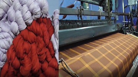 நூல் விலை உயர்வை கண்டித்து போராட்டம்... 3 கோடி மதிப்பிலான ஜவுளி உற்பத்தி பாதிப்பு!!