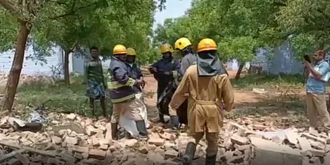 பட்டாசு ஆலையில் வெப்பம் காரணமாக பயங்கர வெடிவிபத்து: ஒருவர் பலி