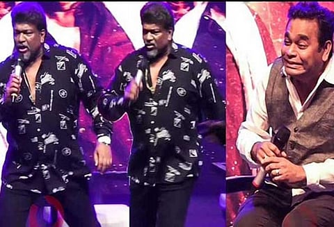 ’இரவின் நிழல்’ படத்தின் டீசர் நிகழ்ச்சியில்...திடீரென மைக்கை தூக்கி எறிந்த பார்த்திபன்...! அதிர்ச்சியில் உறைந்த ஏ.ஆர்.ரகுமான்!!