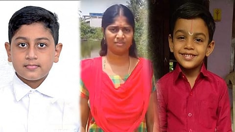 குளத்தில் விழுந்த குழந்தைகளை காப்பாற்றிய இளம் பெண்.. குவியும் பாராட்டு