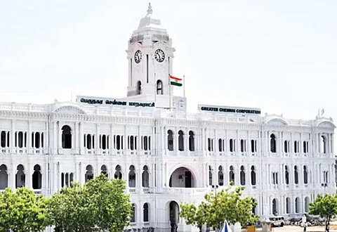 வண்ண விளக்குகளால் அலங்கரிக்கப்பட்டுள்ள ரிப்பன் மாளிகை..! சுவிட்சை தட்டி முதல்வர் இன்று துவக்கி வைப்பு!