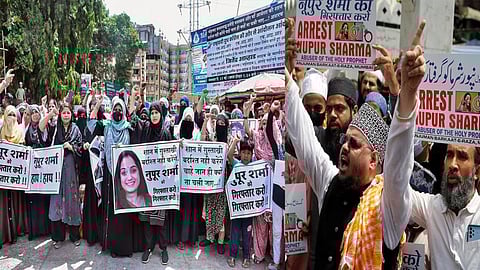 முகமது நபி குறித்து சர்ச்சை பேச்சு.. நுபுர் சர்மாவை கைது செய்ய கோரி நாடு முழுவதும் இஸ்லாமியர்கள் போராட்டம்!!