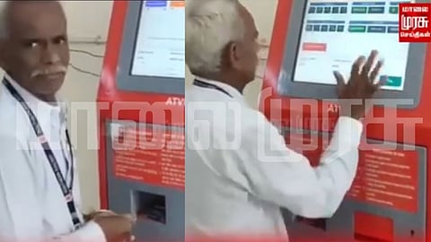 என்னா ஸ்பீடு.. மிஷெனே தோத்து போயிரும்யா இவர்கிட்ட... இணையத்தை கலக்கும் ரயில்வே ஊழியரின் வீடியோ!! பாருங்க!!