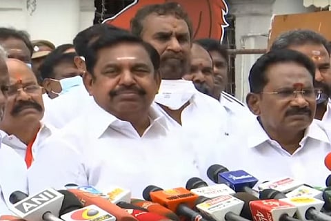 குடியரசு தலைவர் தேர்தல்: அரசு கொஞ்சம் ஸ்பீடா இருந்திருக்கலாம் - வாக்களிப்புக்கு பிறகு இபிஎஸ் பேட்டி!