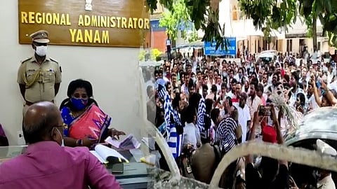 வெள்ள பாதிப்புகளை பார்வையிடச் சென்ற துணை நிலை ஆளுநர்.... வரவேற்பில் கைகலப்பு.. அதிர்ச்சி அடைந்த தமிழிசை சவுந்தரராஜன்!!