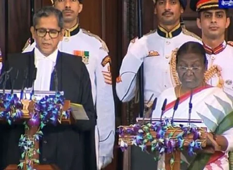 நாட்டின் 15 வது குடியரசுத் தலைவரானார் திரெளபதி முர்மு..!