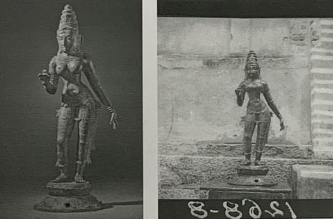 50 வருடத்திற்கு முன் திருடப்பட்ட சாமி சிலைகள் கண்டுபிடிப்பு..!