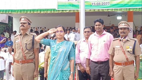 காஞ்சிபுரம் மாவட்ட ஆட்சியர் அலுவலகத்தில் சுதந்திர தினவிழா!!!