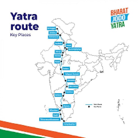 பாரத் ஜடோ யாத்ராவின் யாத்ரிகர்கள்...!!!