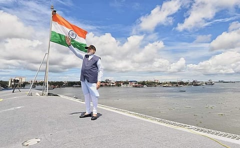 மறக்கப்பட்டதா அல்லது மறைக்கப்பட்டதா ஐஎன்எஸ் விக்ராந்த்தில் காங்கிரஸின் பங்களிப்பு....!!!!